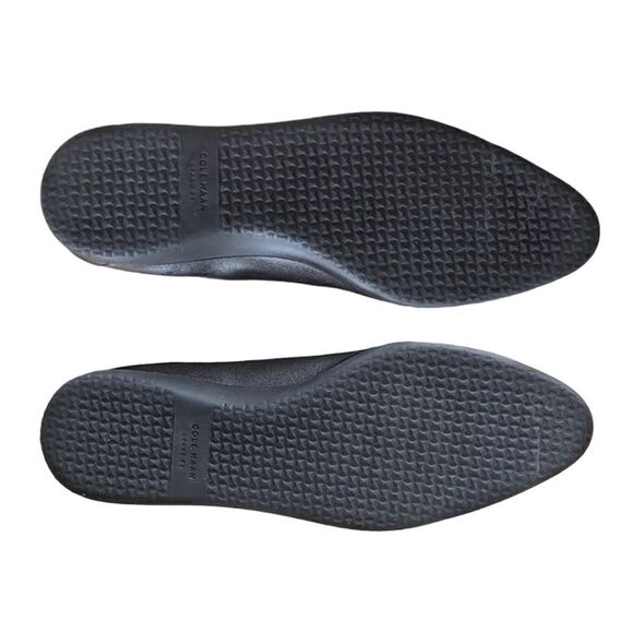 Cole Haan Grand Ambition Black Leather Lace Up Oxford Wing Tip Shoes Sz 6 1/2 B - Picture 10 of 12